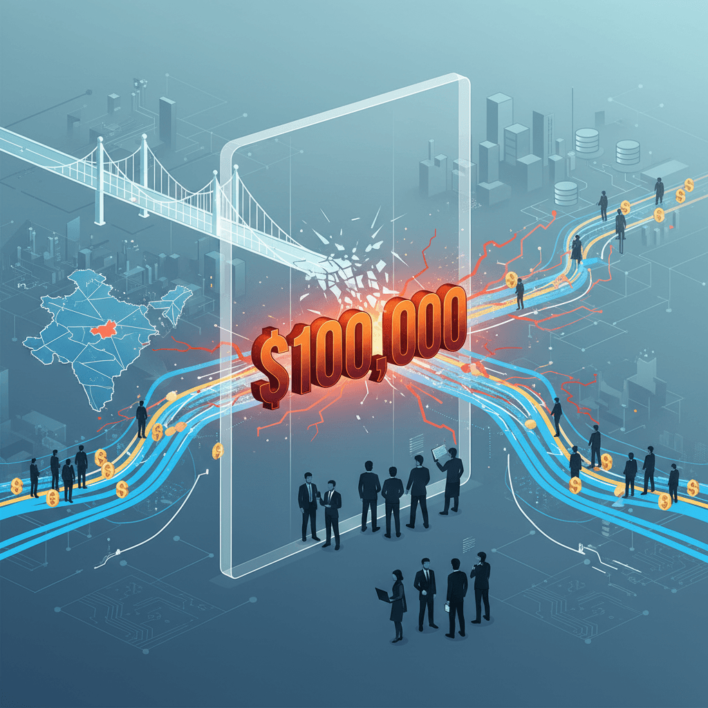 $100K H-1B Visa Fee Sends Shockwaves Across India's Tech Industry