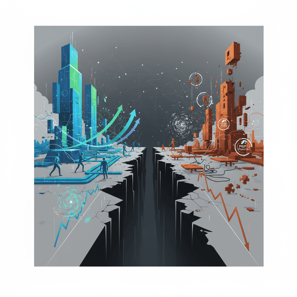 AI Divide Accelerates: Elite Companies Transform, Most Struggle for Value