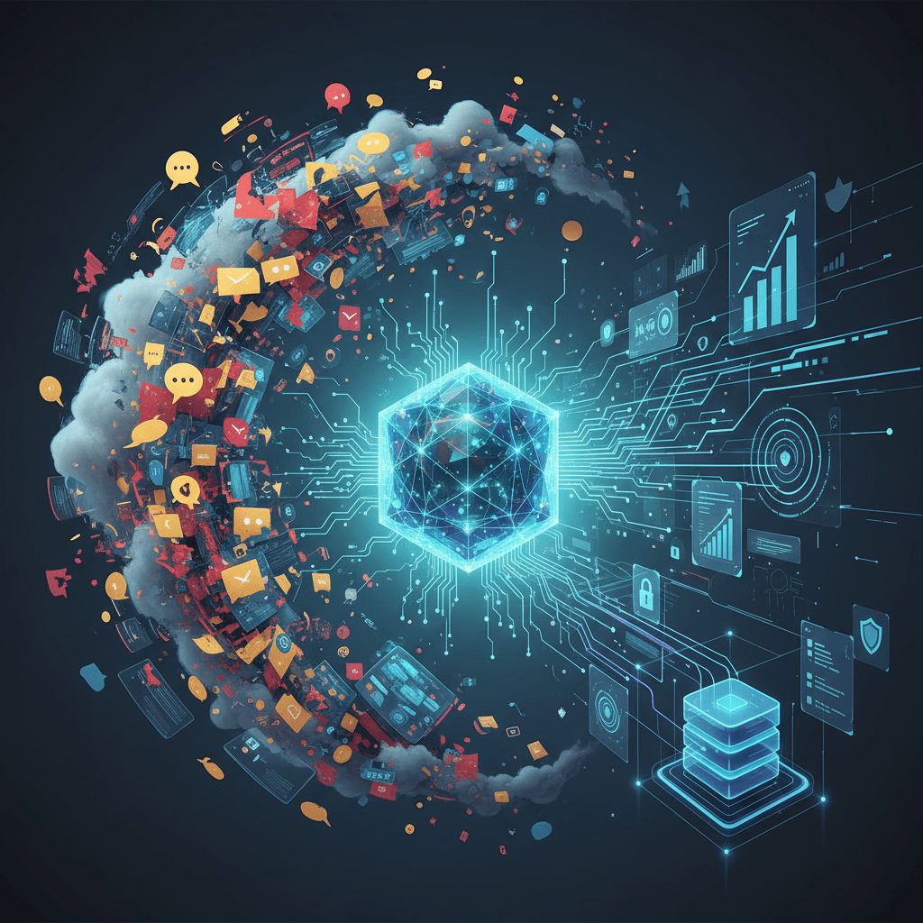 AI-driven solution tames chaotic workplace communication, ensuring compliance and security.