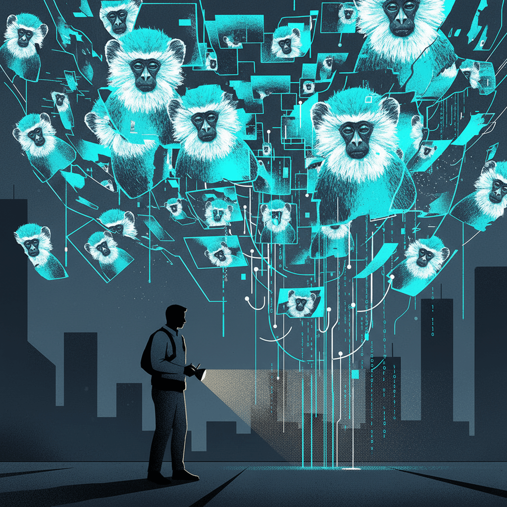 AI-Generated Fakes Cripple St. Louis Monkey Search, Draining Emergency Resources.