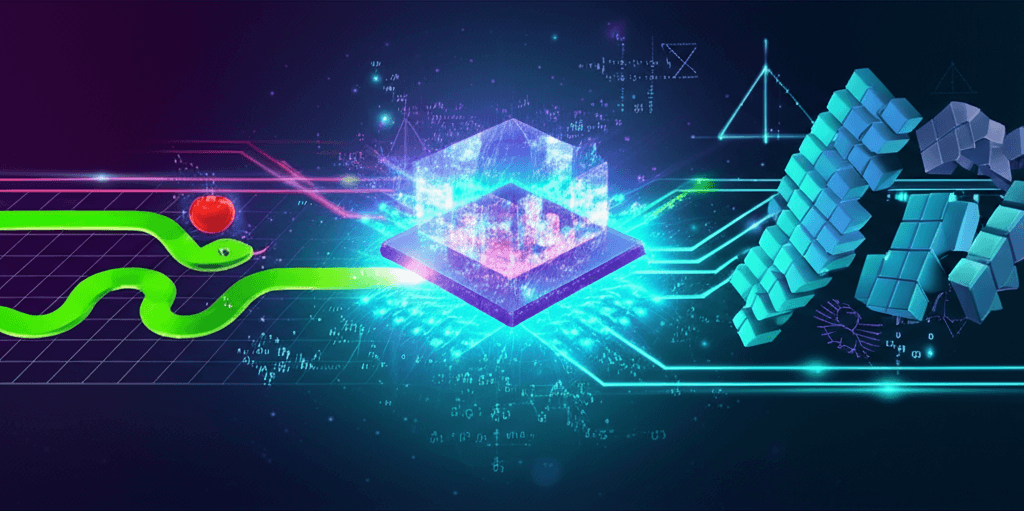 AI Learns Math From Snake & Tetris, Bypassing Traditional Training