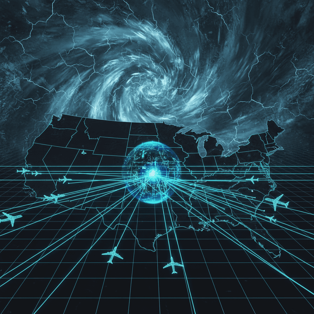 AI Stabilizes US Airlines, Taming Massive Flight Chaos During Severe Cold.