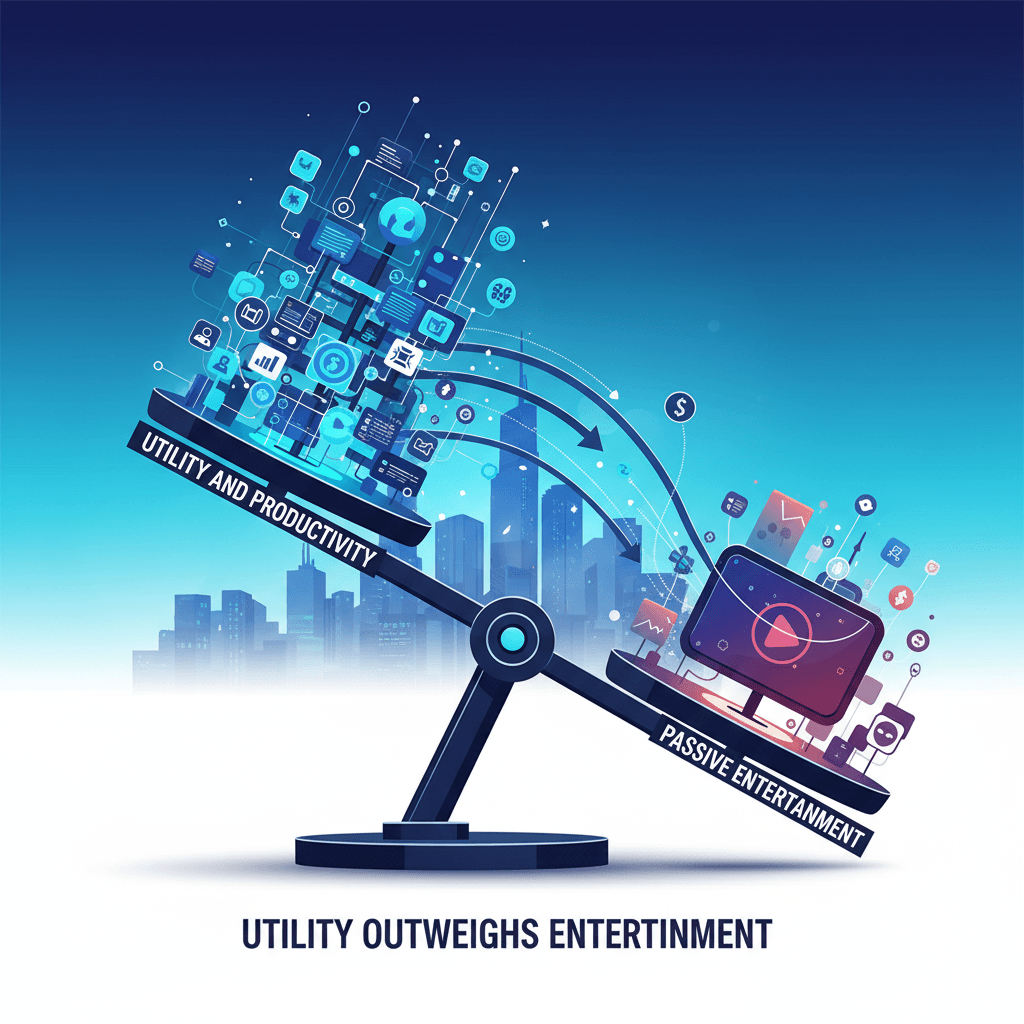 AI Subscriptions Outspend Netflix in South Korea, Signaling Utility Over Entertainment.