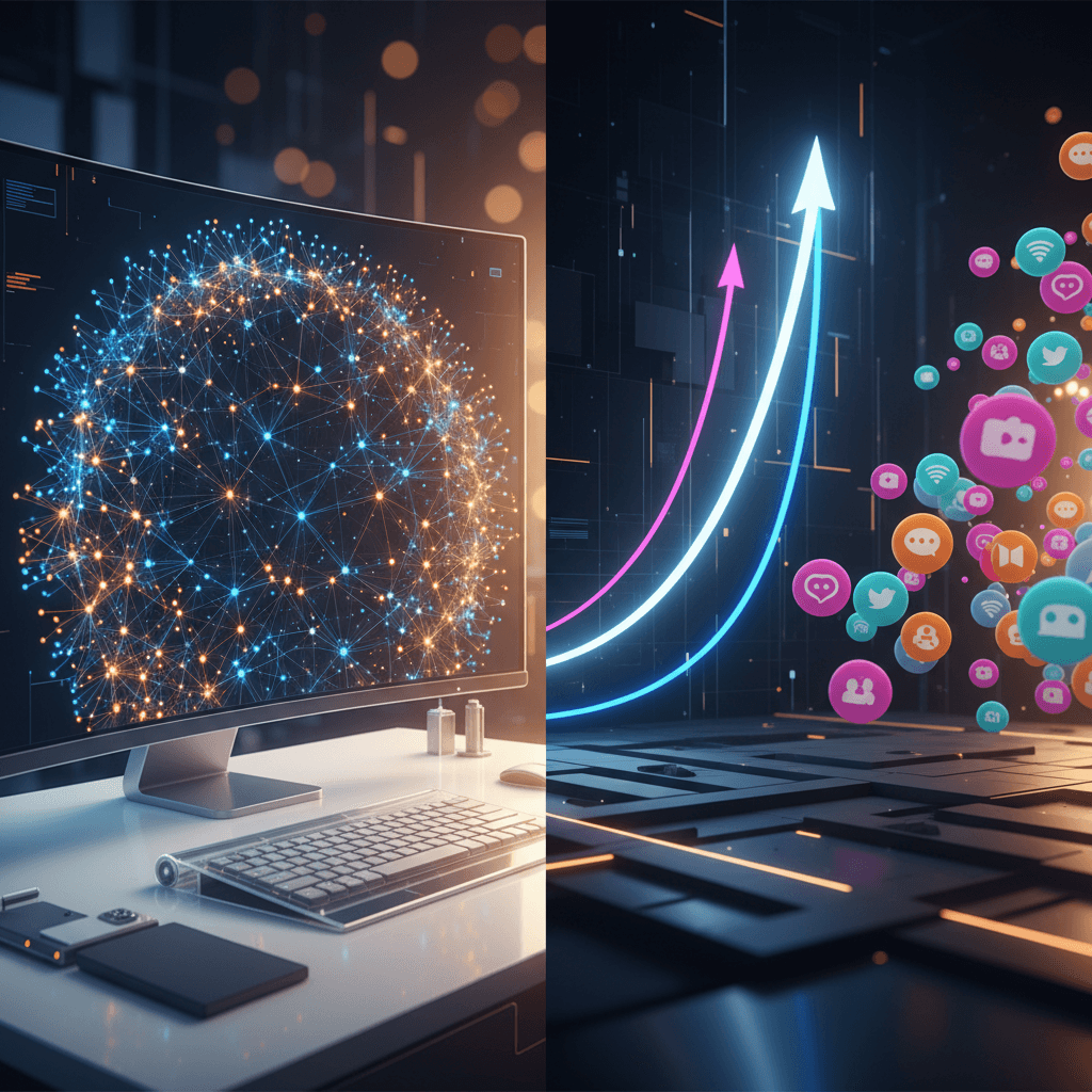 AI traffic grows seven times faster than social media as monthly visits hit ten billion