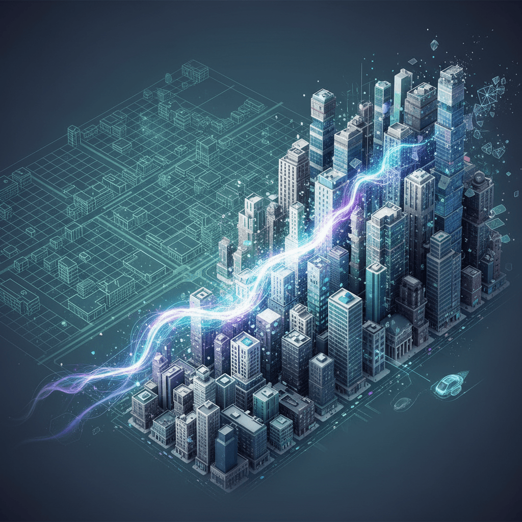 AI Transforms Flat Satellite Images into Explorable 3D Cityscapes