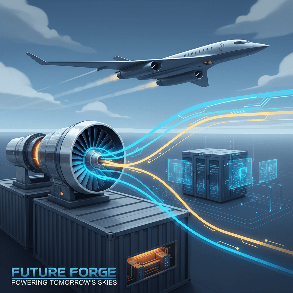 Boom Supersonic Converts Jet Engine Tech to Power AI, Fund Flights.