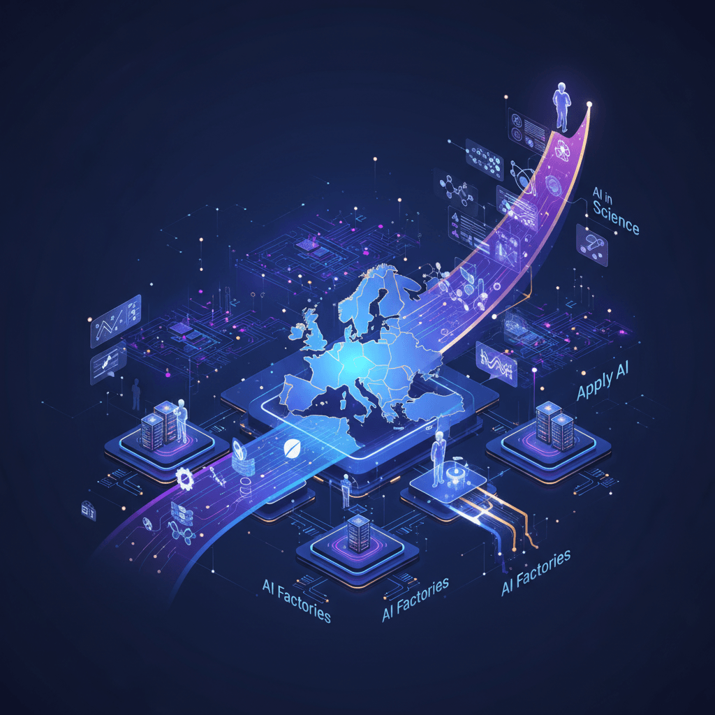 EU launches €1B dual strategy to lead AI in industry and science.