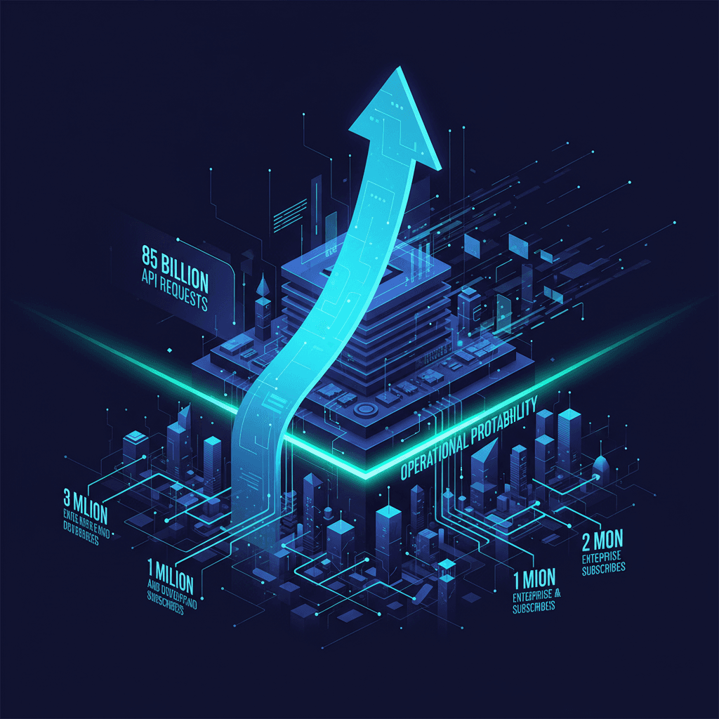Explosive Gemini API growth validates Google's strategy and yields operational profit.