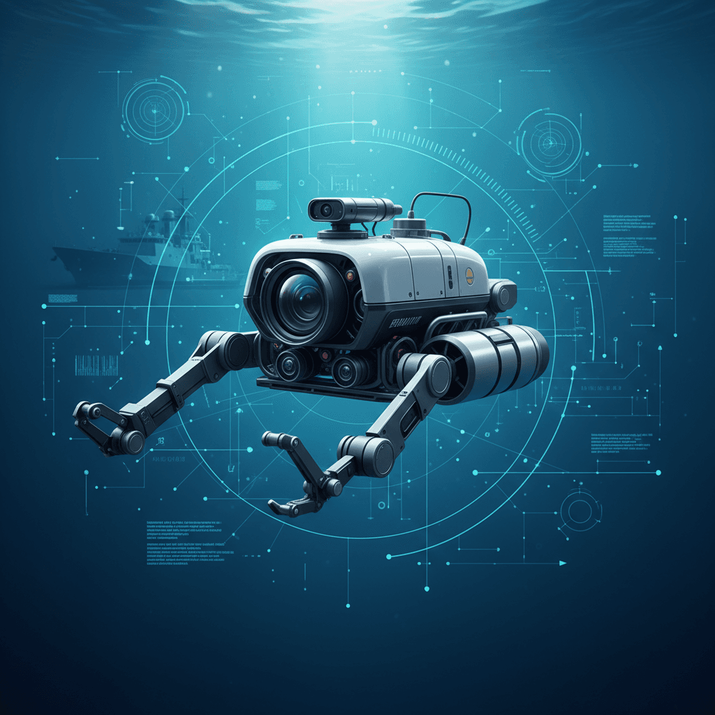 Indian Navy strengthens defense, integrates EyeROV's indigenous AI robots.