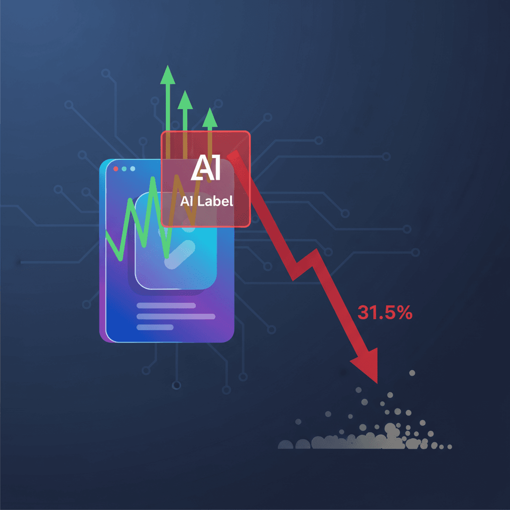 Labeling AI Ads Drops Click-Through Rates by a Massive 31.5 Percent
