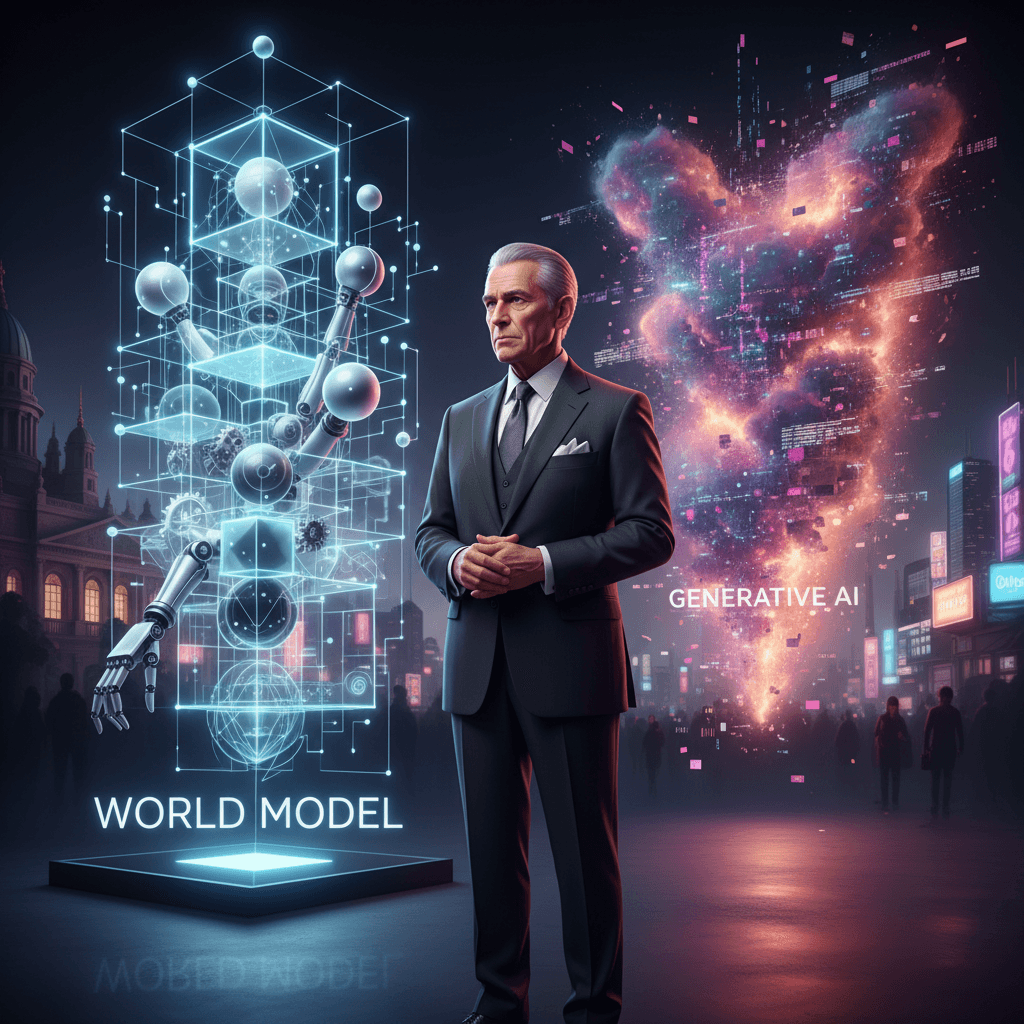 LeCun Quits Meta, Challenges Generative AI with New "World Model" Startup