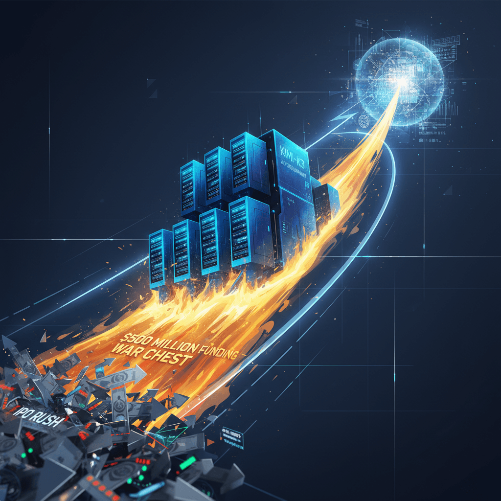 Moonshot AI Raises $500M, Fueling Massive Computational Race for AGI