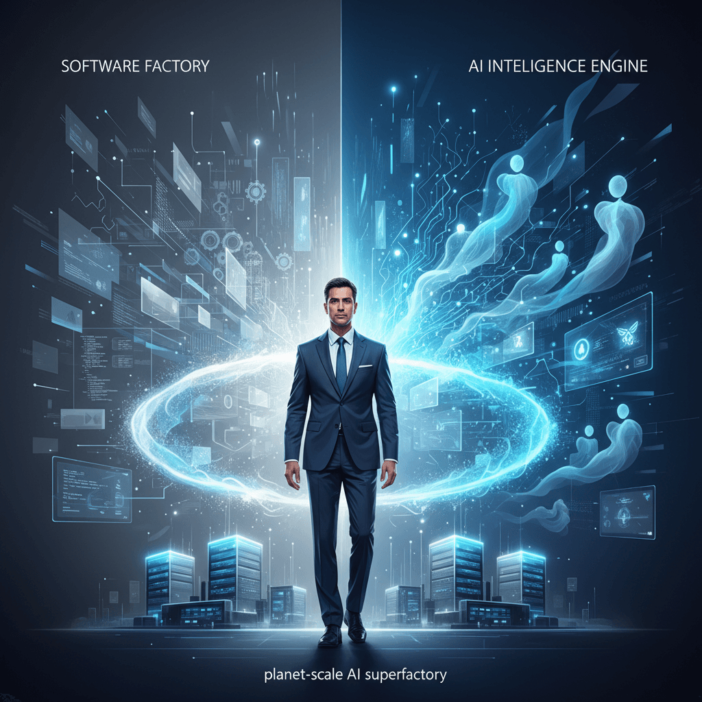 Nadella Steers Microsoft From Software Factory to AI Intelligence Engine