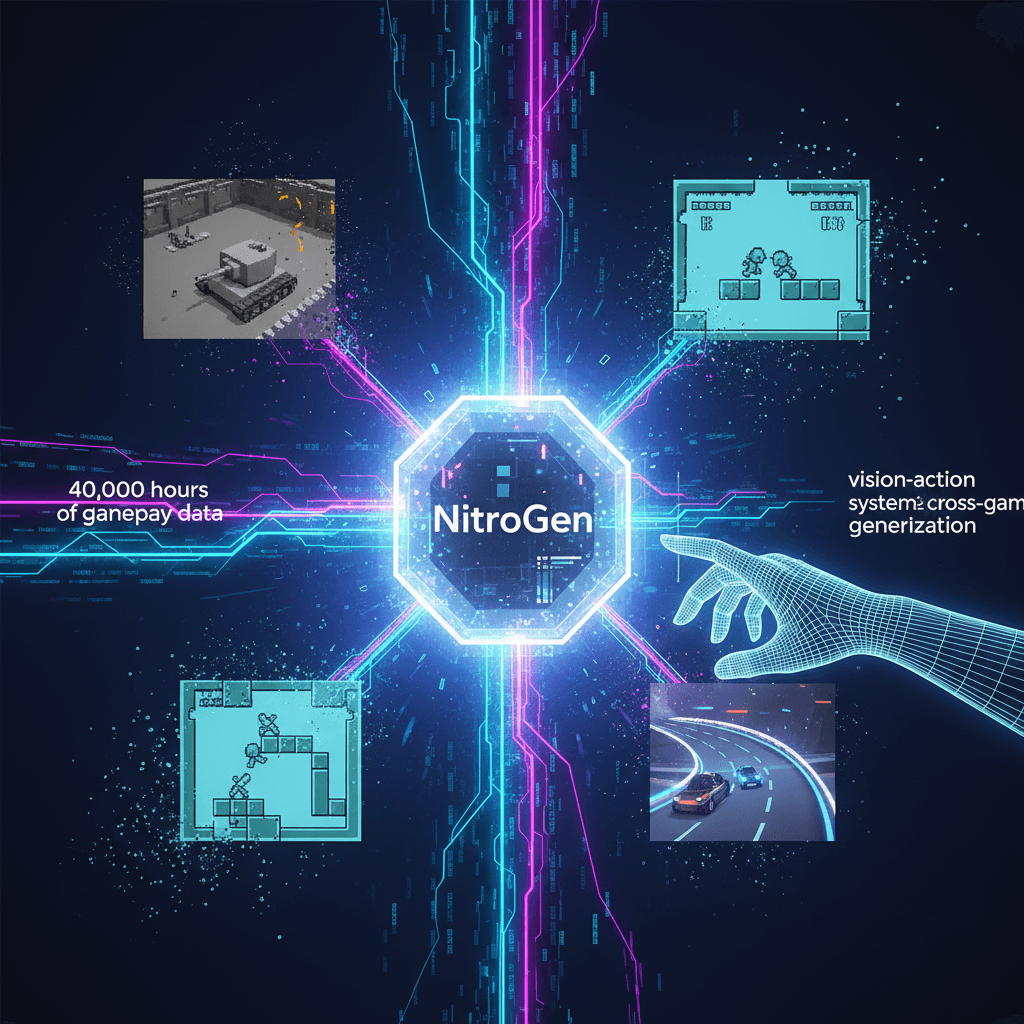 Nvidia's NitroGen Unlocks Universal AI: Gaming Foundation Model Learns 1,000 Games.