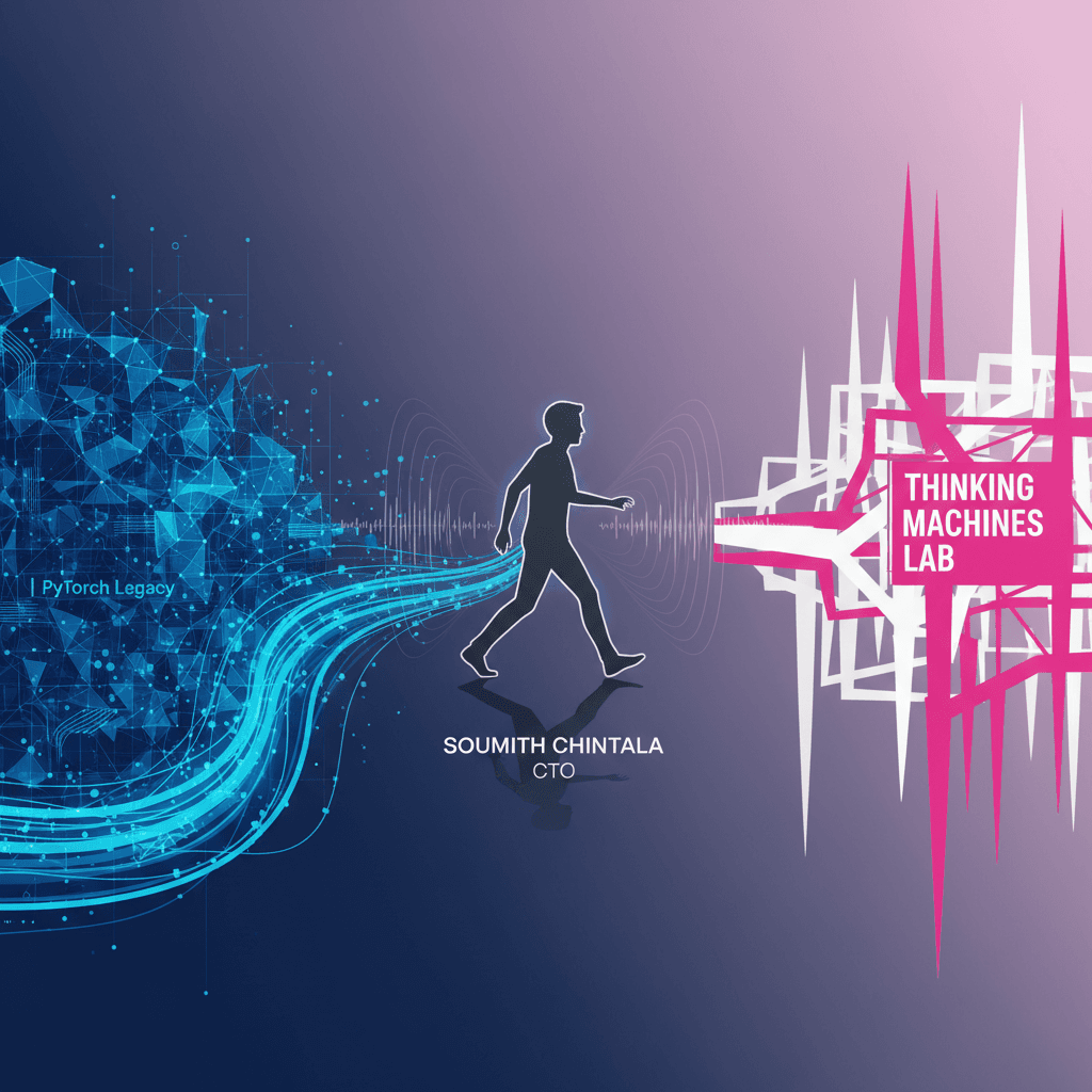 PyTorch Co-Creator Soumith Chintala Jumps to Thinking Machines as CTO.