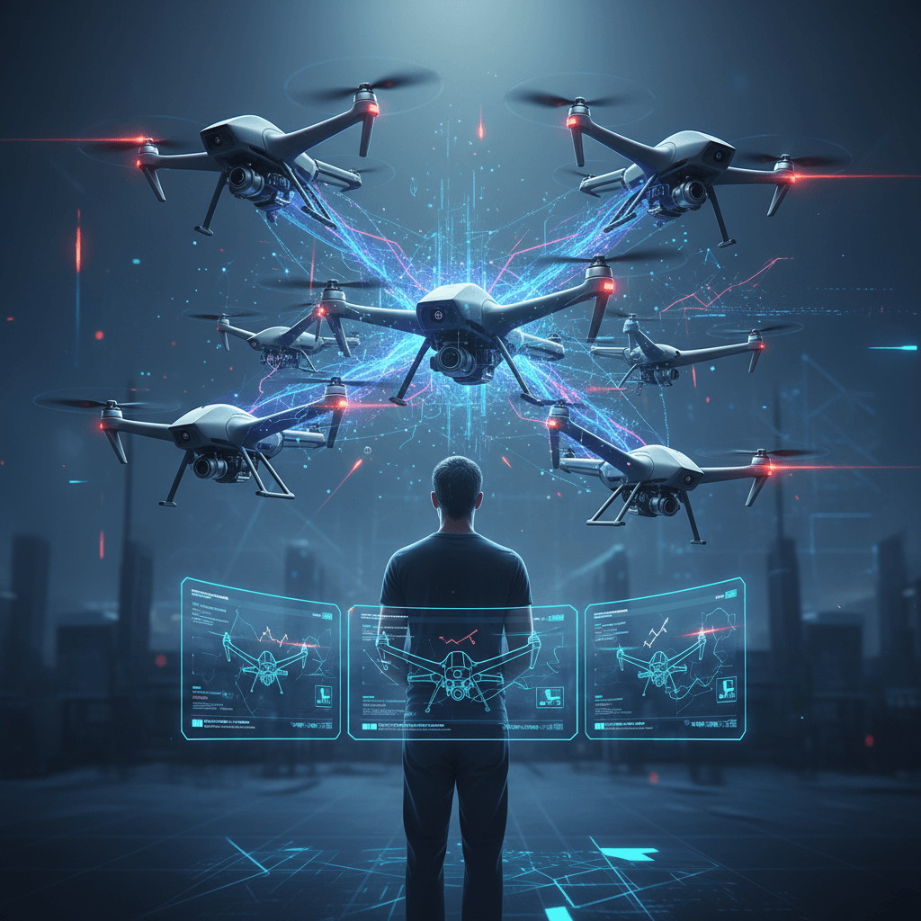 Ukraine pioneers AI drone swarms, igniting the era of autonomous warfare.