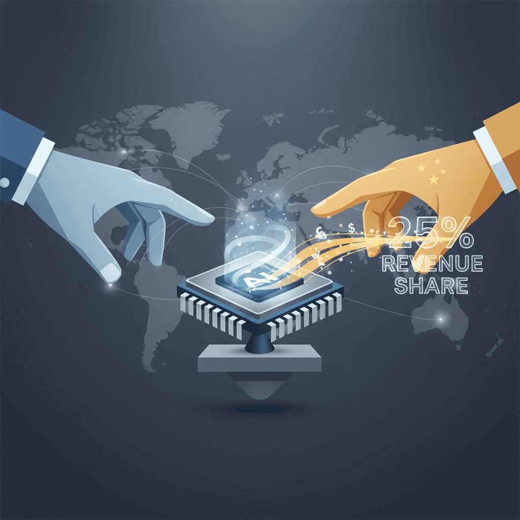 US allows NVIDIA H200 AI chip sales to China, secures revenue share.